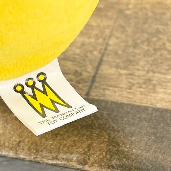 The Manhattan Toy Company 1996 5 in. Yellow Duck Bean Vintage Plushie RARE - Picture 7 of 10